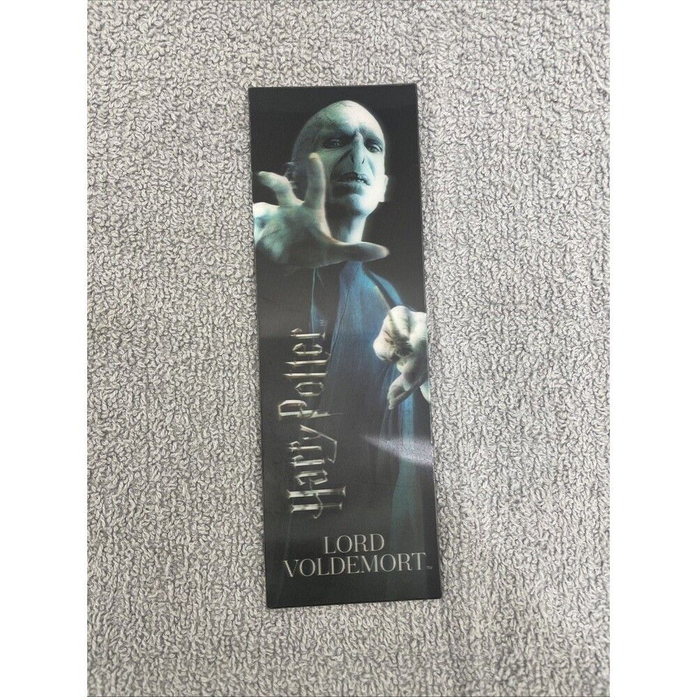 Harry‎ Potter Lord Voldemort Warner Brothers Bookmark 3D Effect Hologram Style.